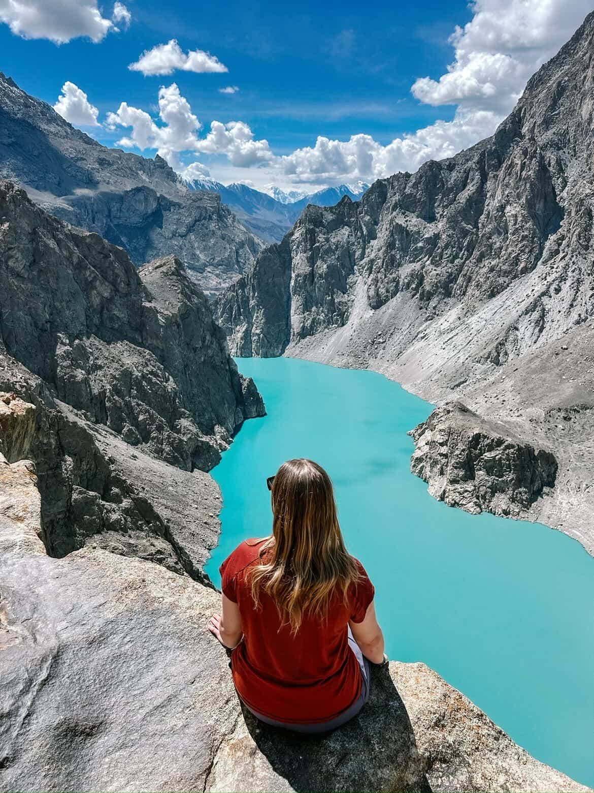 Attabad Lake from above